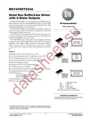 MC74VHCT244ADTR2 datasheet  